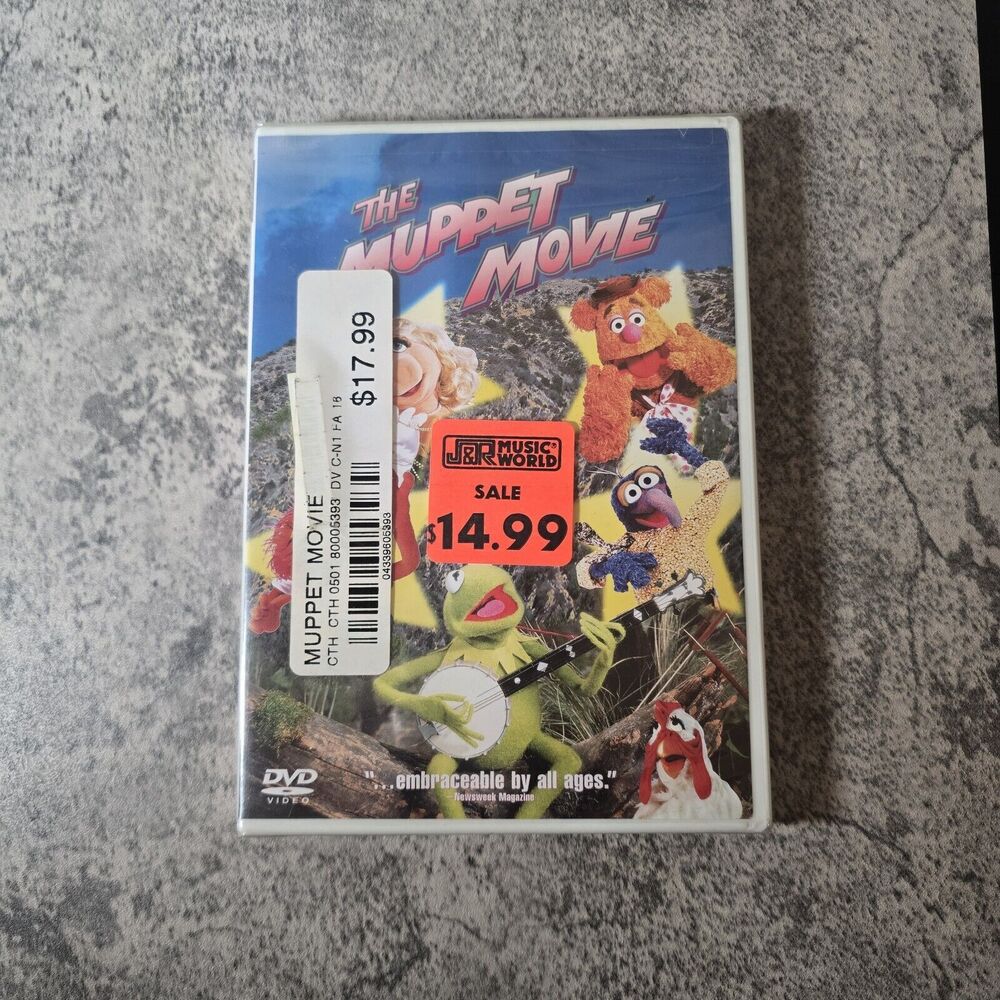 The Muppet Movie (DVD, 2001) Video Rated G - New Factory Sealed